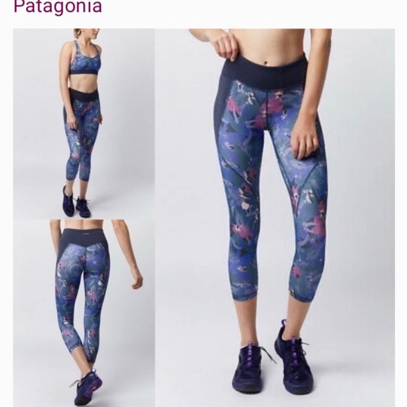 Patagonia yoga 2-Piece set Tshirt + Crops - Picture 12 of 12